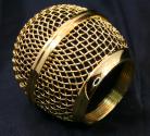 Gold Plated Microphone Grille 