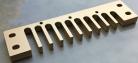 Anodized Aluminum Gold Comb for Hohner Diatonic Harmonicas