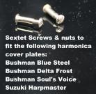Bushman Delta Frost Sextet Cover Plate Screws - Bag of 6