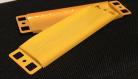 POWDER COAT DEAL - Lee Oskar Cover Plates in Safety Yellow Powder Coat