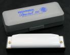 Hohner Special 20 with Gloss White Covers